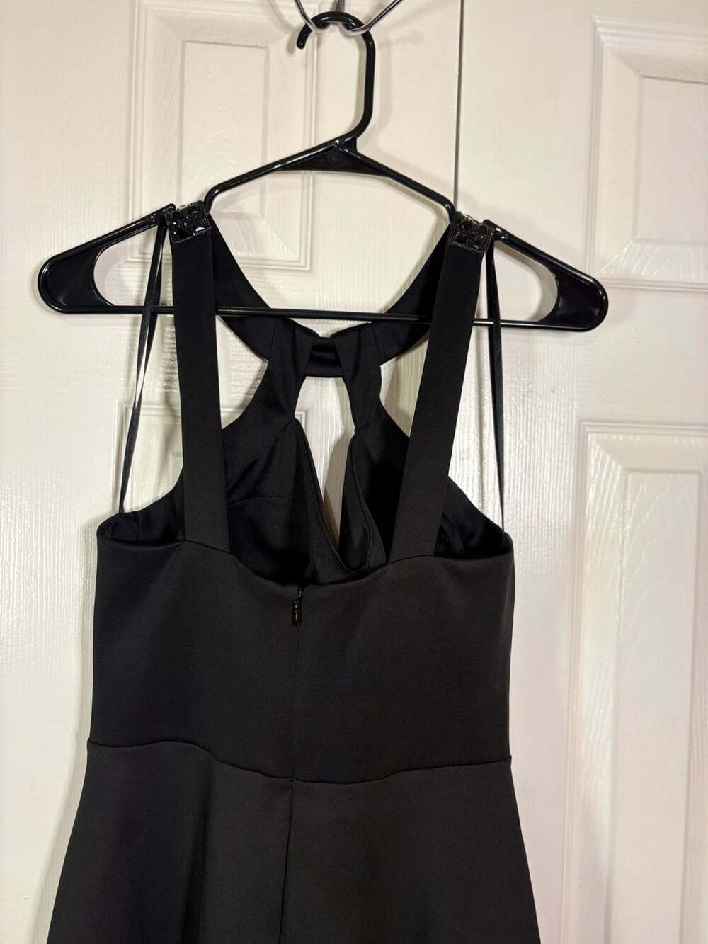Blu Sage Halter Embellished Midi Dress Size 6 Black - Picture 6 of 11